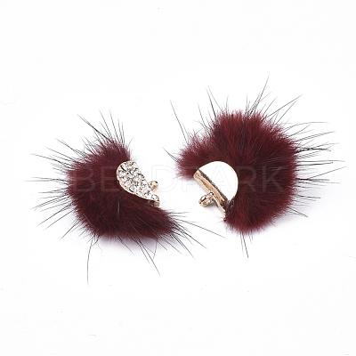 Faux Mink Fur Tassel Pendant Decorations FIND-T040-19-1