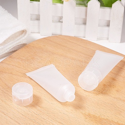 20ml Matte PE Plastic Refillable Flip Top Cap Bottles X1-MRMJ-WH0024-01A-1