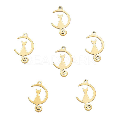 Ion Plating(IP) 201 Stainless Steel Pendants LS-STAS-N098-081LG-1