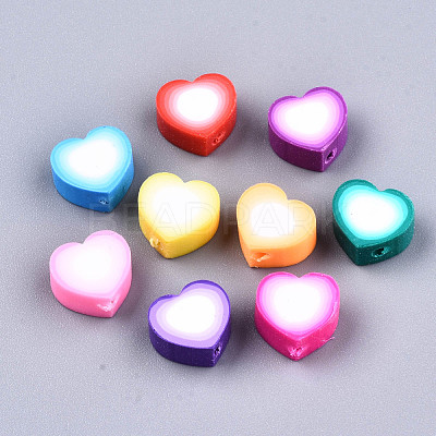 Handmade Polymer Clay Beads CLAY-T016-67-1
