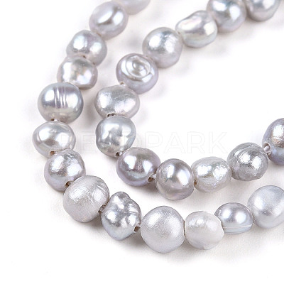 Natural Cultured Freshwater Pearl Beads Strands PEAR-N014-03I-1