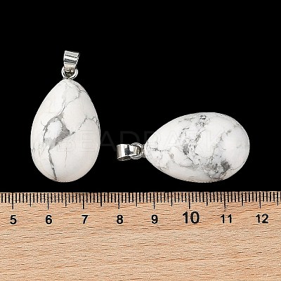 Natural Howlite Pendants GG-K002-08A-28-1