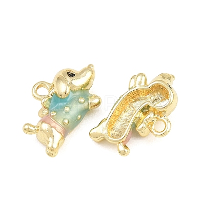 Alloy with Enamel Pendants AL-CBA1FD3-19G-01-1