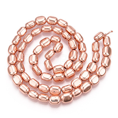 Electroplate Non-magnetic Synthetic Hematite Beads Strands G-L488-A-22-1