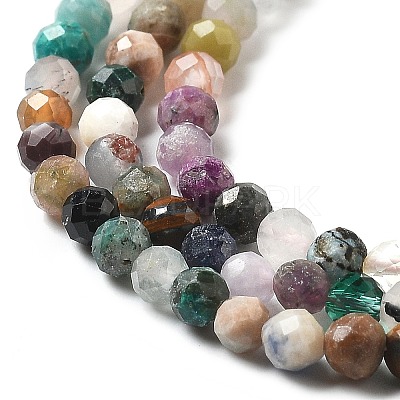 Natural Mixed Stone Beads Strands G-T108-39A-1