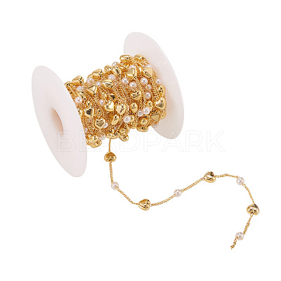 Brass Handmade Beaded Chain CHC-CJ0001-45-1