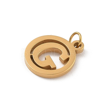 304 Stainless Steel Charms
with Jump Ring STAS-R001-02G-G-1