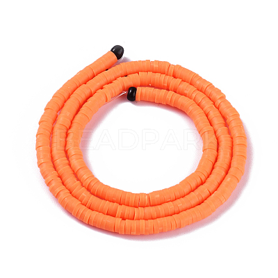 Handmade Polymer Clay Beads CLAY-R067-4.0mm-12-1