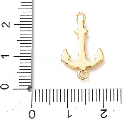 Brass Connector Charms KK-CBA0009-02G-1