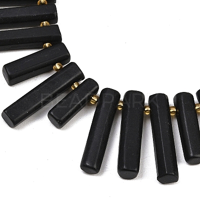 Natural Shungite Beads Strands G-F829-A06-01-1