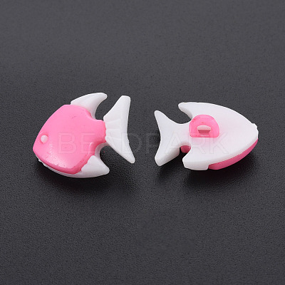 1-Hole Plastic Buttons BUTT-N018-047-1