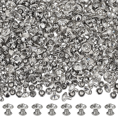 Iron & Brass Double Cap Rivets KK-FG0001-27P-1