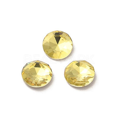 Glass Rhinestone Cabochons RGLA-P037-10B-D226-1