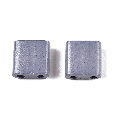 2-Hole Baking Paint Glass Seed Beads SEED-S023-17C-34-1
