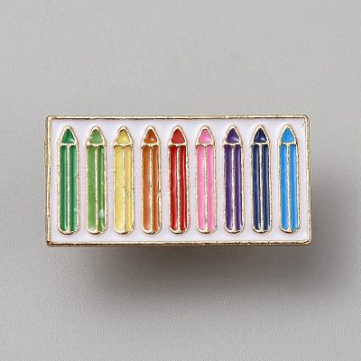 School Supplies Enamel Pins JEWB-WH0021-57KCG-10-1