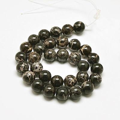 Round Natural Imperial Jasper Beads G-I122-4mm-11-1