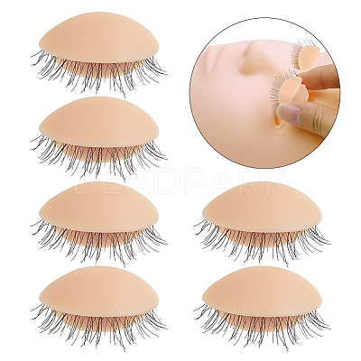 Silicone Replacement Eyelids For Mannequin Head Eyelids MRMJ-WH0070-98B-1
