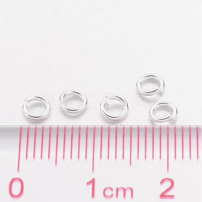 Brass Open Jump Rings JRC4MM-S-1
