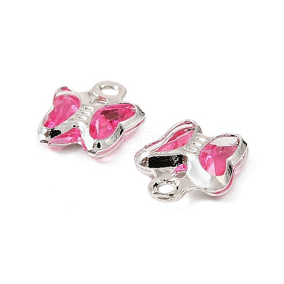 Brass Glass Charms KK-R216-19S-09-1