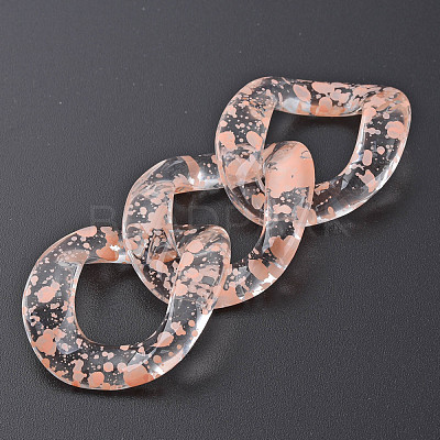 Transparent Acrylic Linking Rings OACR-N009-015A-B11-1