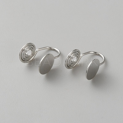 Brass Ear Cuff Findings FIND-WH0148-739E-P-1