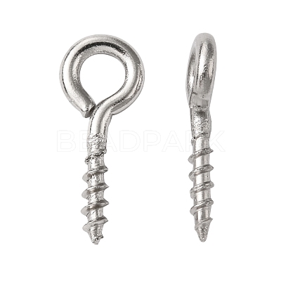 Tarnish Resistant 304 Stainless Steel Screw Eye Pin Peg Bails X-STAS-L234-165C-P-1
