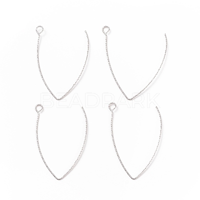 Tarnish Resistant 316 Stainless Steel Earrings Finding STAS-B025-02P-1