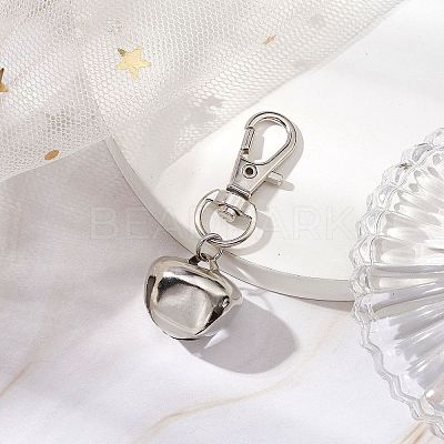 Iron Bell Pendant Decoration HJEW-JM02227-03-1