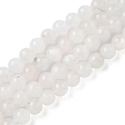 Natural Rainbow Moonstone Beads Strands G-I249-B04-04-1