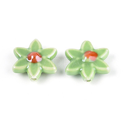 Handmade Porcelain Beads PORC-N008-10D-01-1