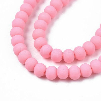 Handmade Polymer Clay Beads Strands CLAY-N008-053-02-1