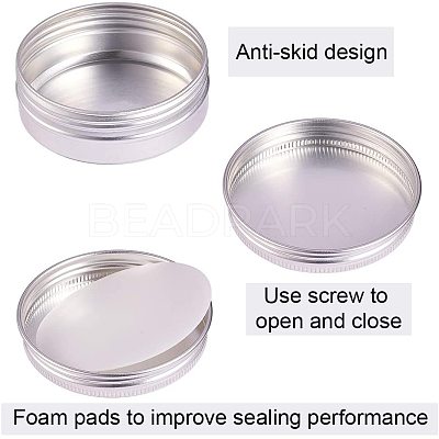 Round Aluminium Tin Cans CON-PH0001-40-1