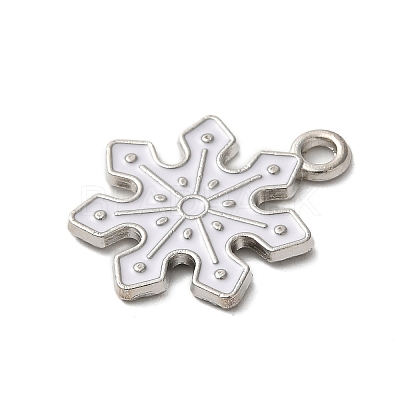 Winter Theme Alloy Enamel Pendants ENAM-M002-05U-P-1