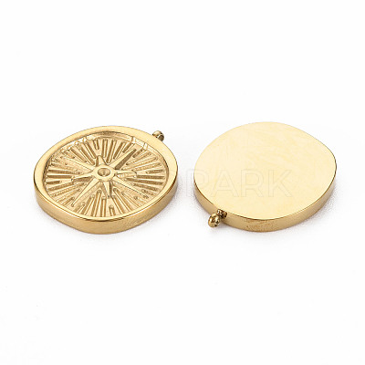 Ion Plating(IP) 304 Stainless Steel Pendant Rhinestone Settings LS-STAS-N097-097LG-NR-1