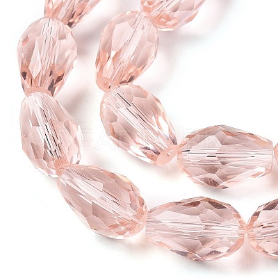 Transparent Glass Beads Strands EGLA-N013-T10mm-D22-1