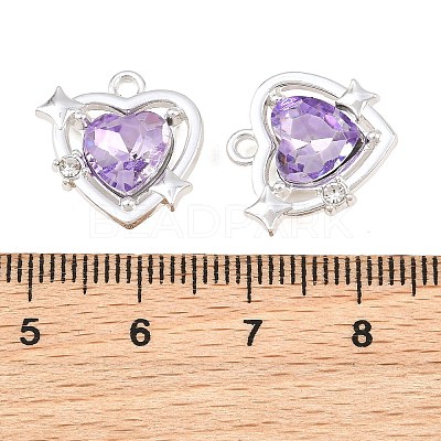 Y2K Style Alloy & Glass Pendants GL-CBA1FD3-03S-01-1