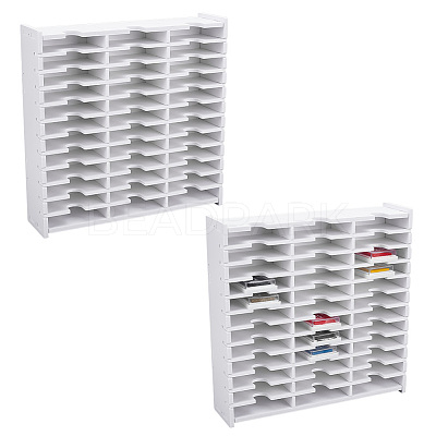 2 Sets 36 Grids PVC Plastic Inkpad Storage Holder ODIS-UN0001-15B-1