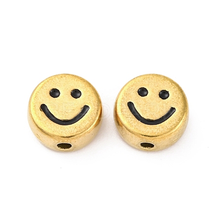 304 Stainless Steel Enamel Beads STAS-B085-08G-04-1
