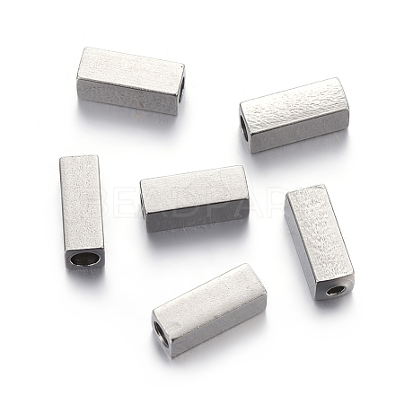 Non-Tarnish 201 Stainless Steel Beads X-STAS-P223-08P-1