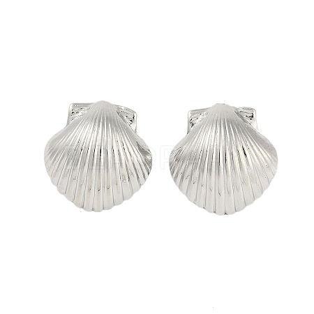 Brass Earring for Women EJEW-M259-02A-P-1