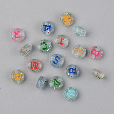 Transparent Acrylic Beads TACR-T008-02-1