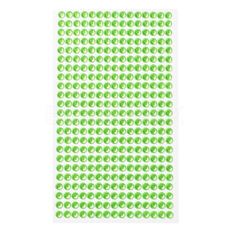 Self Adhesive Acrylic Rhinestone Stickers STIC-PW0012-01C-1