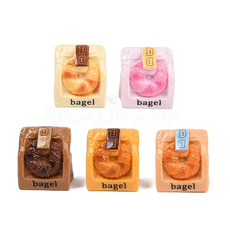 Opaque Resin Imitation Food Cabochons CRES-T027-05M-1