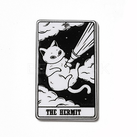 Tarot Theme Printed Acrylic Pendants MACR-G061-04U-1