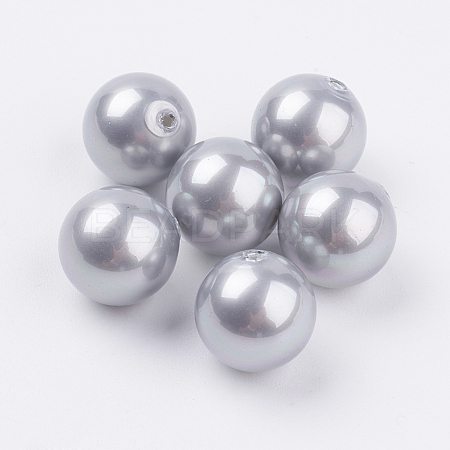 Shell Pearl Half Drilled Beads BSHE-G016-12mm-04-1