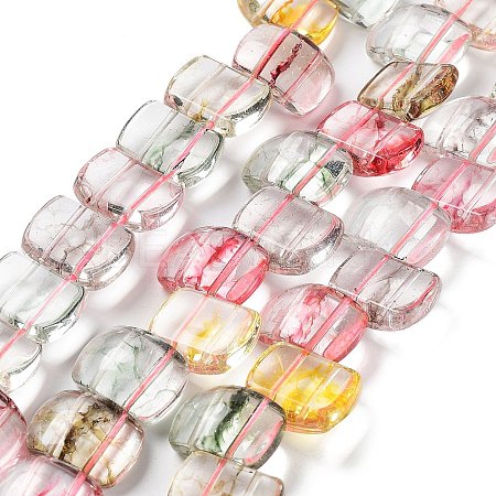 Transparent Glass Imitation Gemstone Beads Strands GLAA-G105-01D-1