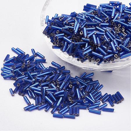 Glass Bugle Beads SEED-E001-9mm-28-1