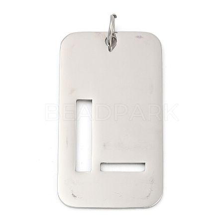 304 Stainless Steel Pendants STAS-M115-01P-L-1
