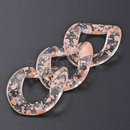 Transparent Acrylic Linking Rings OACR-N009-015A-B11-1