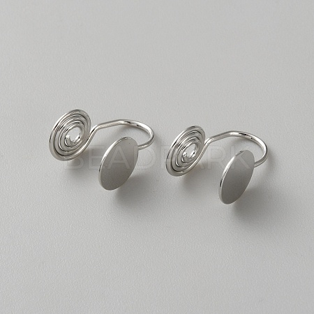 Brass Ear Cuff Findings FIND-WH0148-739E-P-1